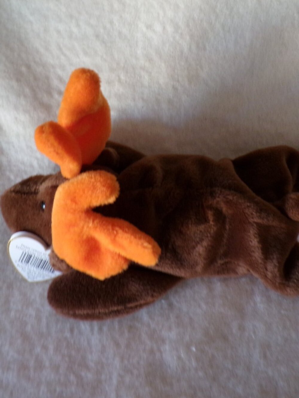 TY Beanie Baby Chocolate The Moose With Tags 1993 Retired Rare